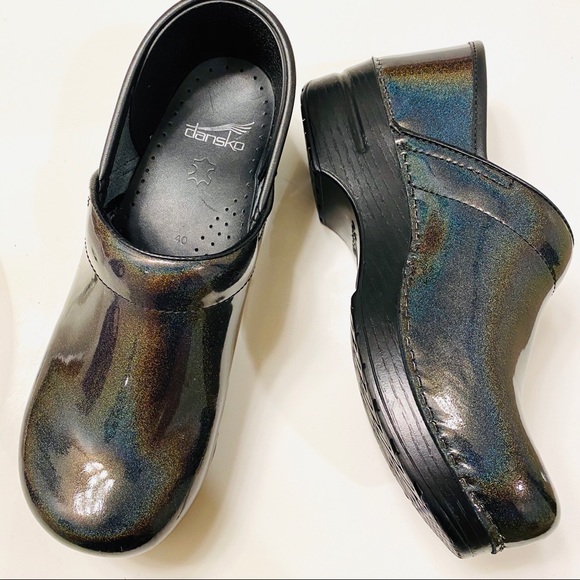 sparkly nursing clogs